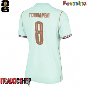 Francia Aurelien Tchouameni #8 Seconda Maglia Femmina Mondiali 2026 Manica Corta